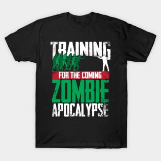 Training For The Zombie Apocalypse Hunting T-Shirt
